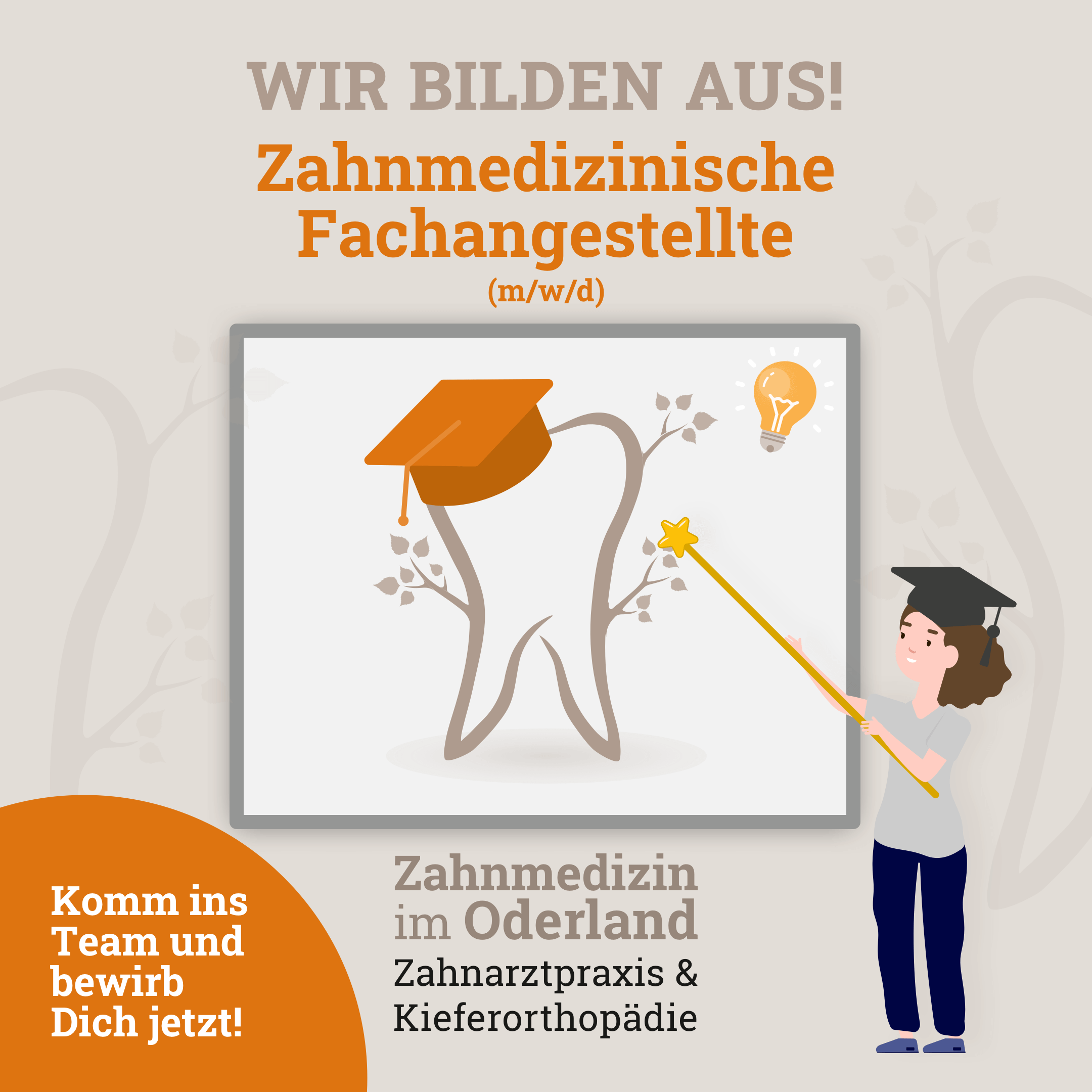 Ausbildung Zahnmedizinische Fachangestellte (m,w,d)